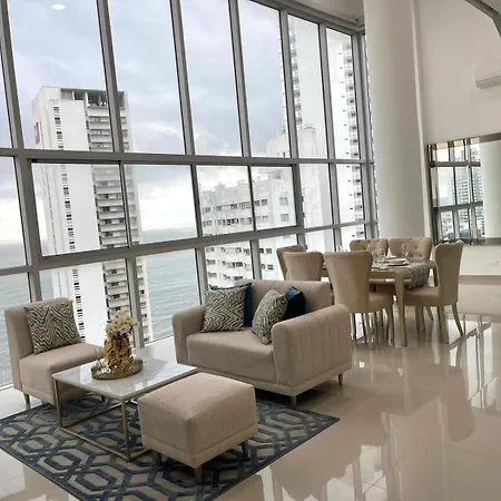 Lujo Frente Al Mar Duplex Apartamento Cartagena